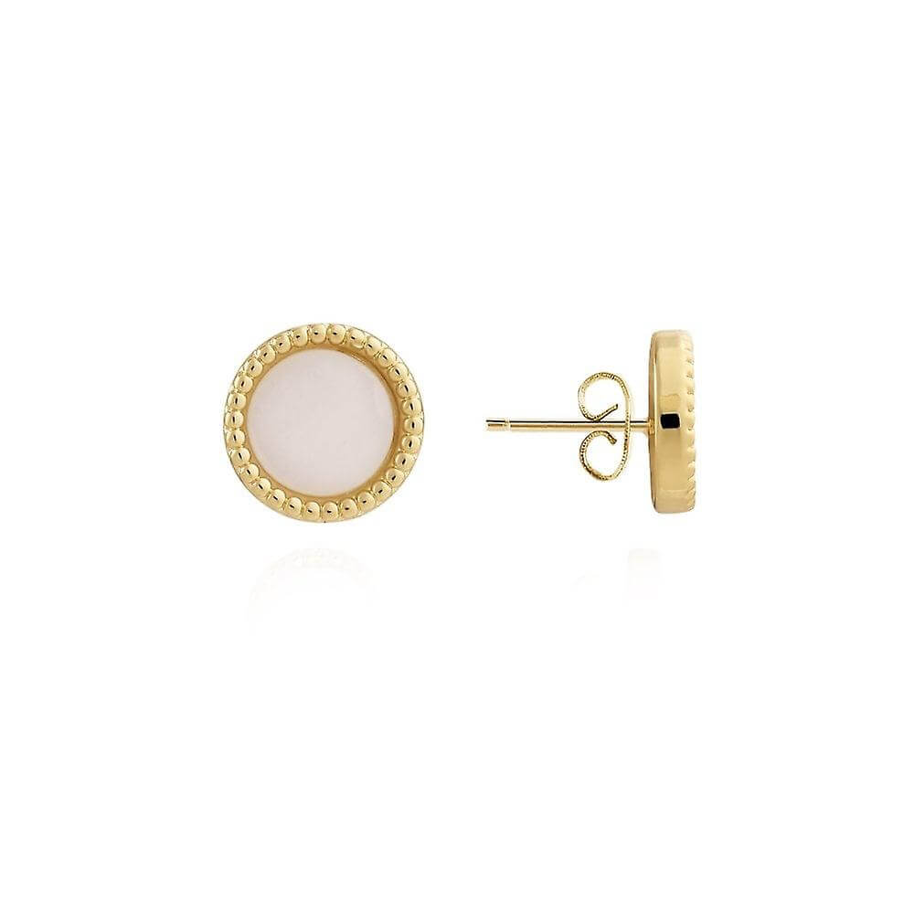 Treasure The Little Things Keep Shining Gold Earrings