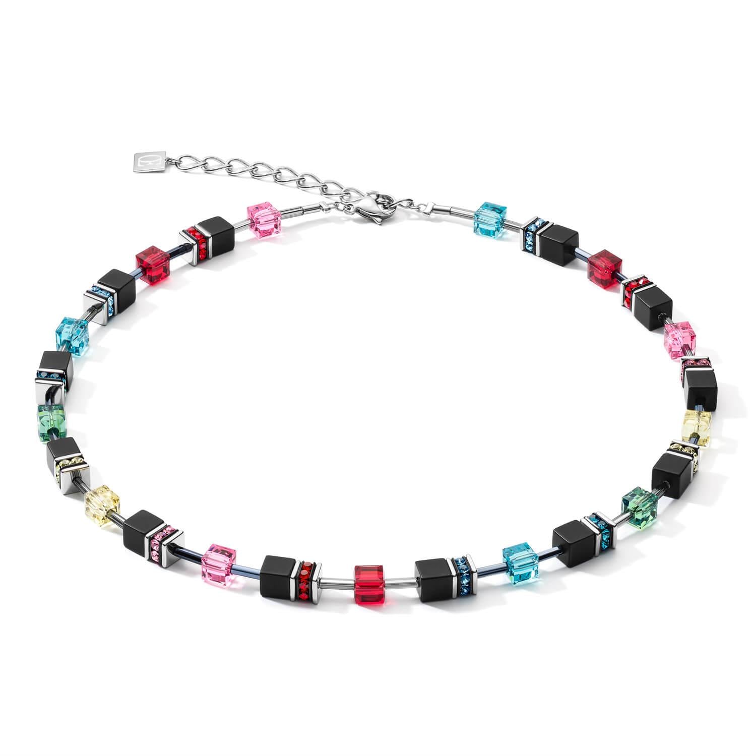 Onyx Multicolour GeoCUBE Pop Art Necklace