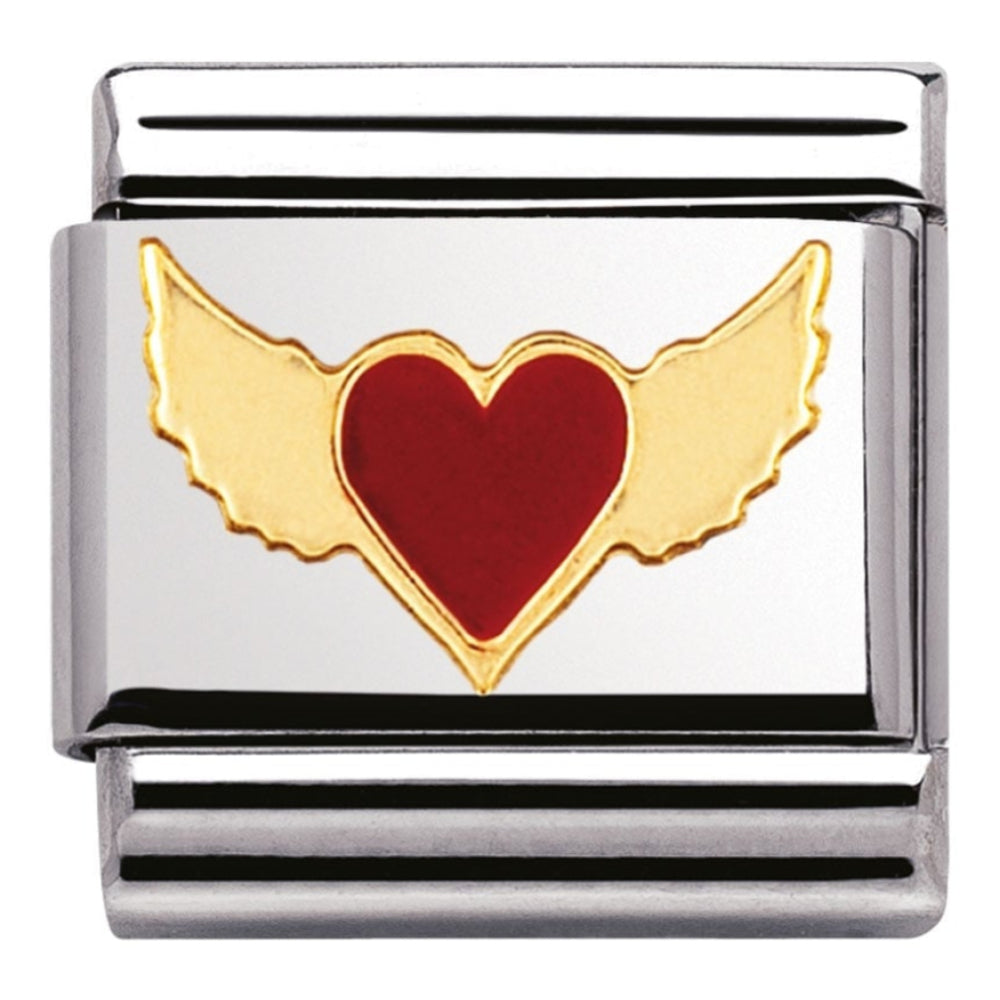 Classic Winged Red Heart Link