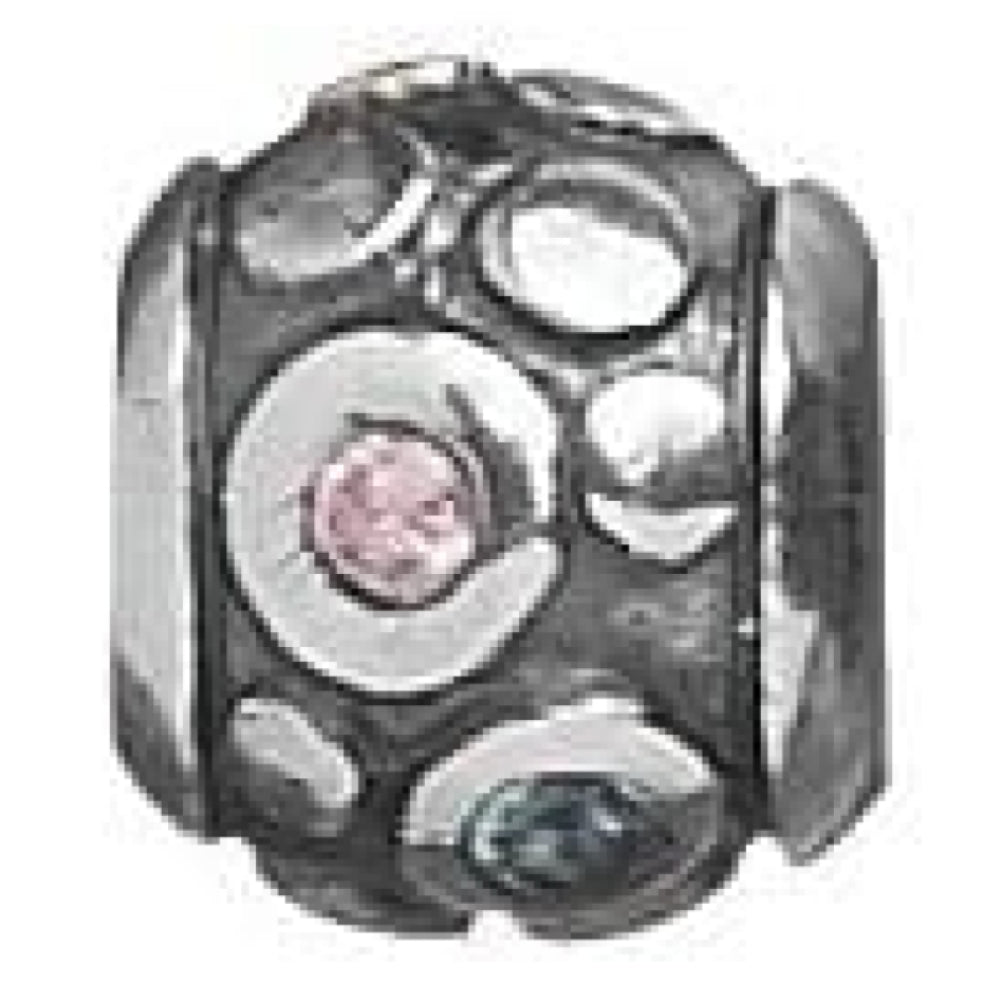 Sterling Silver And Cubic Zirconia 'Night Lights' Link