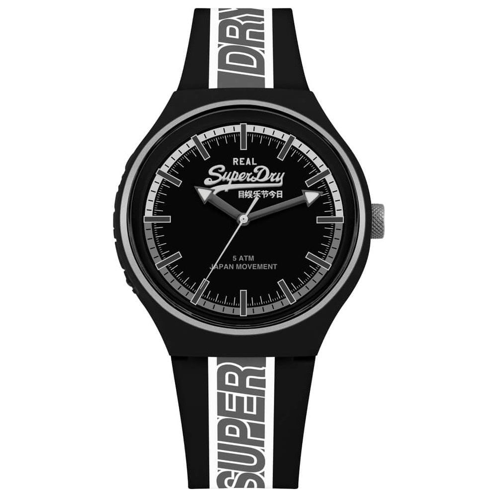 Urban XL Retro Sport Matt Black Dial With Black Strap Gents Watch
