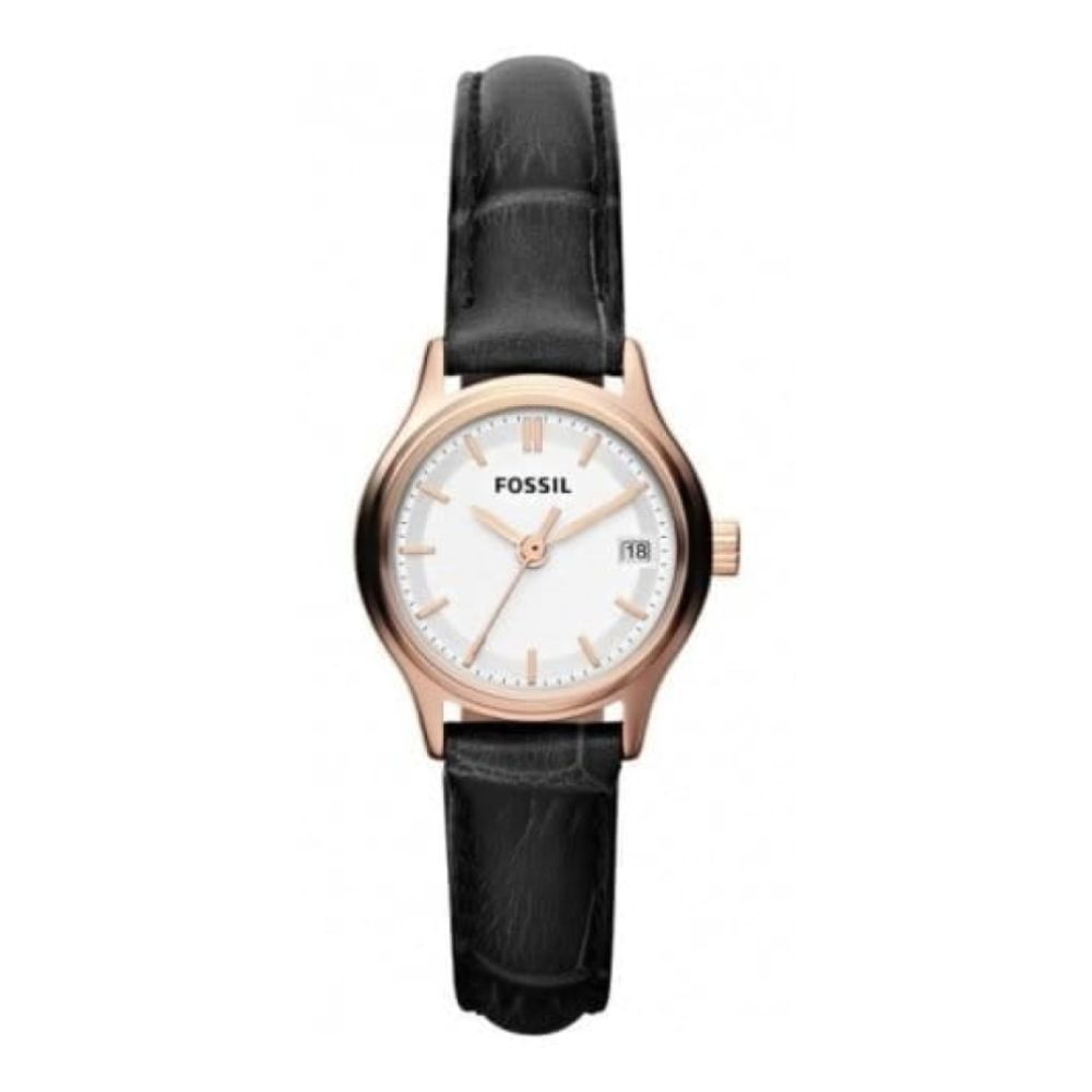 Ladies Archival Black Leather watch