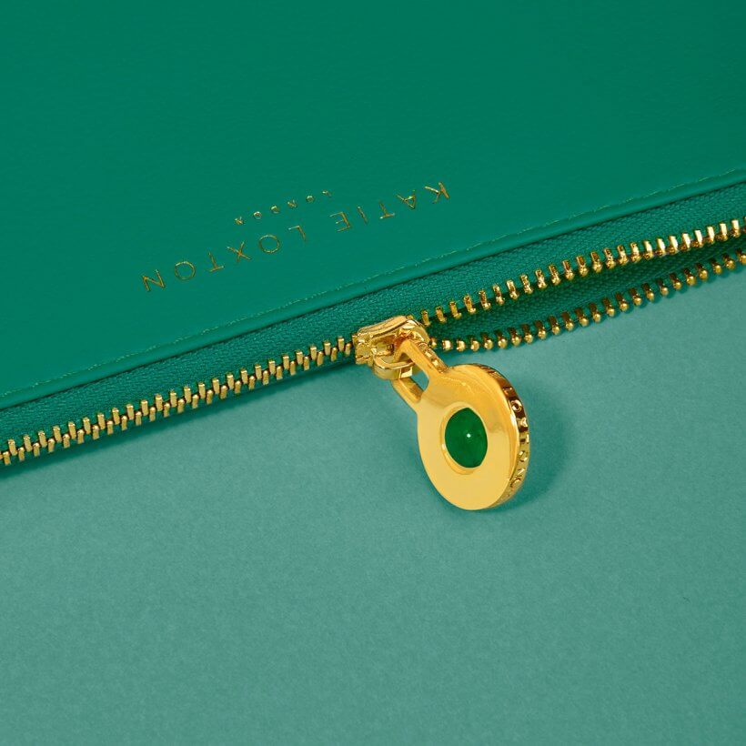 Birthstone Perfect Pouch | August | Aventurine | Green