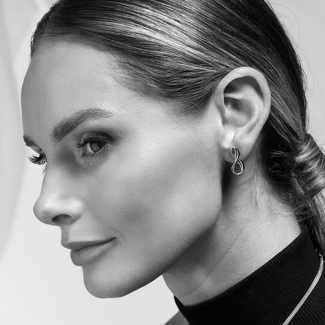 Infinity Stud Earrings
