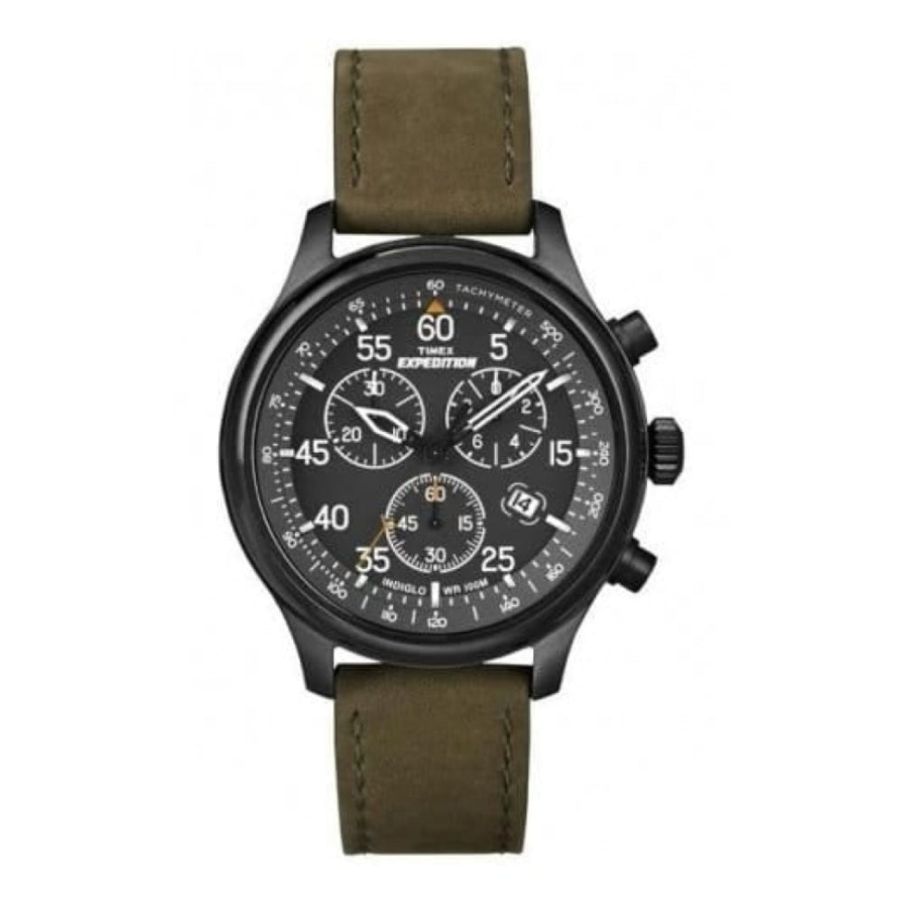 Gents Brown Suede Style Leather Strap Watch