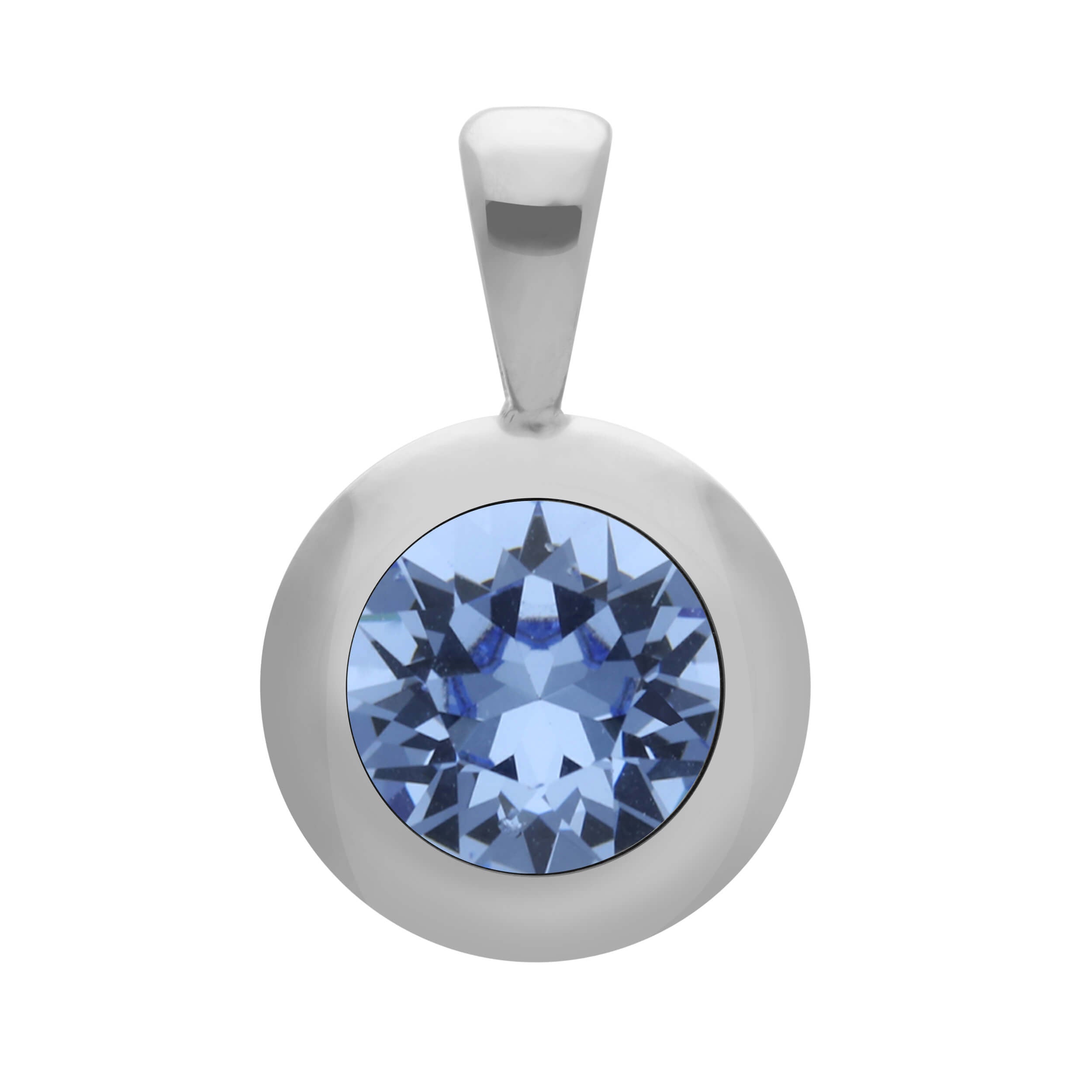 Tondo (S/P) 13mm Light Sapphire Pendant