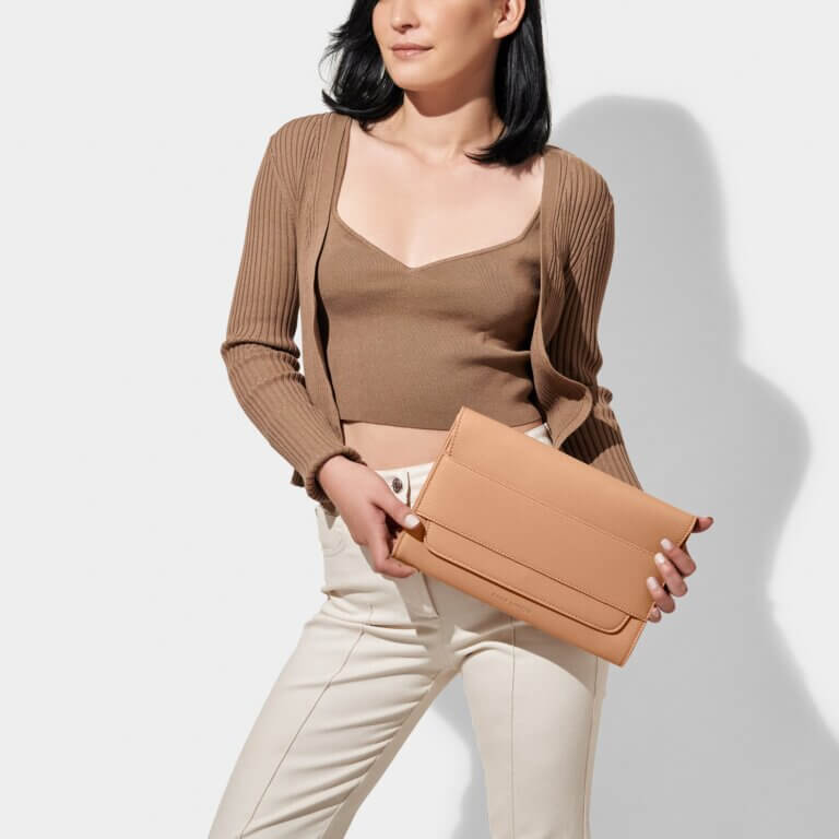 Lila Clutch | Blush Taupe