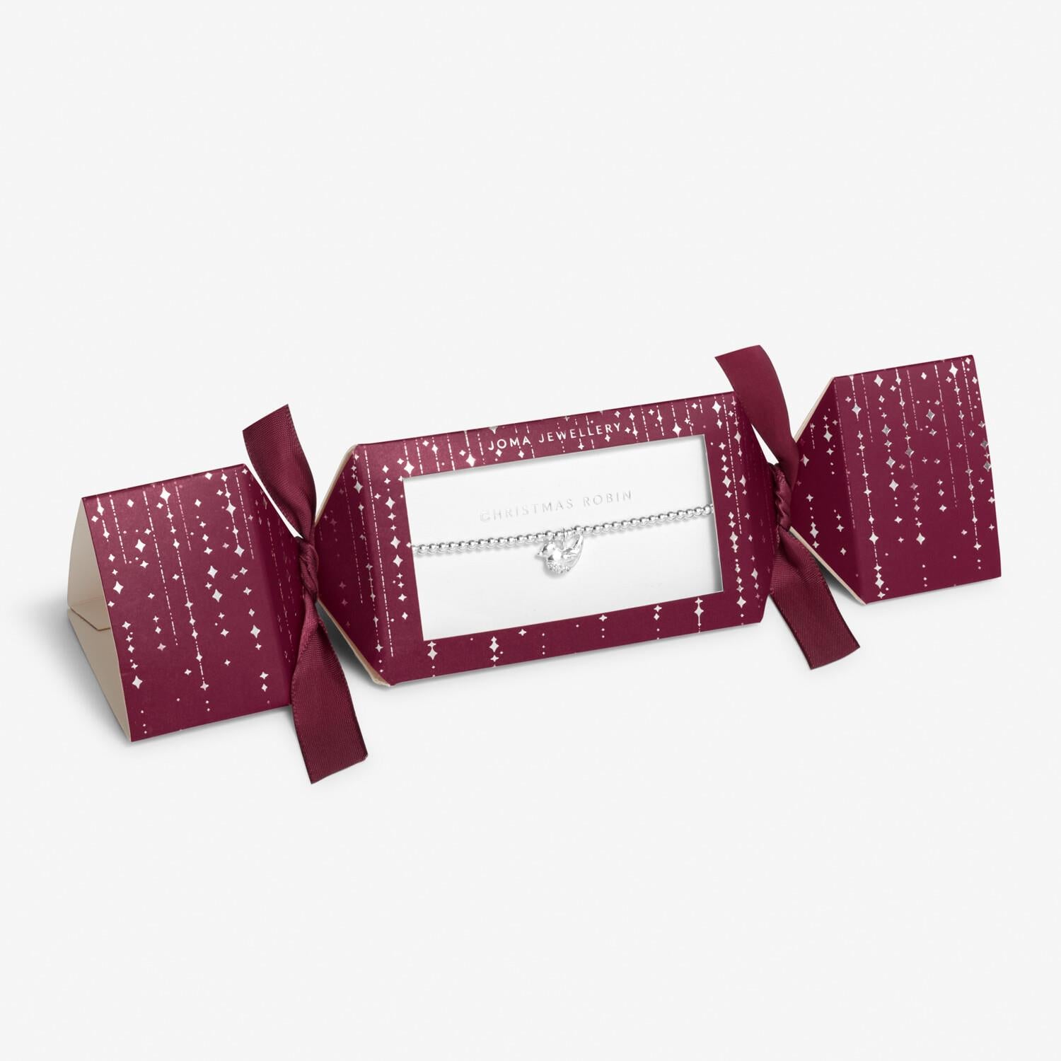 Christmas Cracker 'Christmas Robin' Bracelet