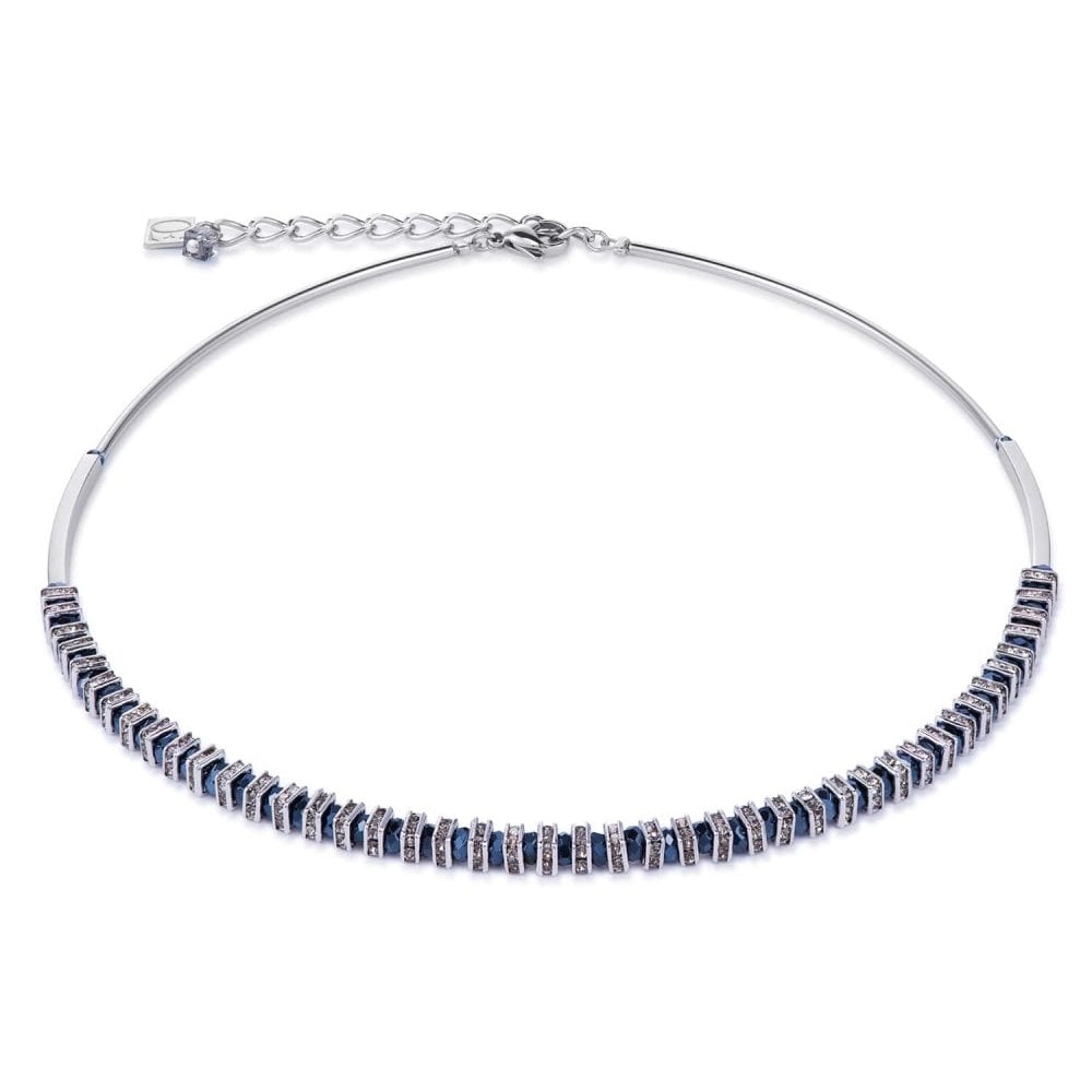 Geo Cube Anthracite Necklace