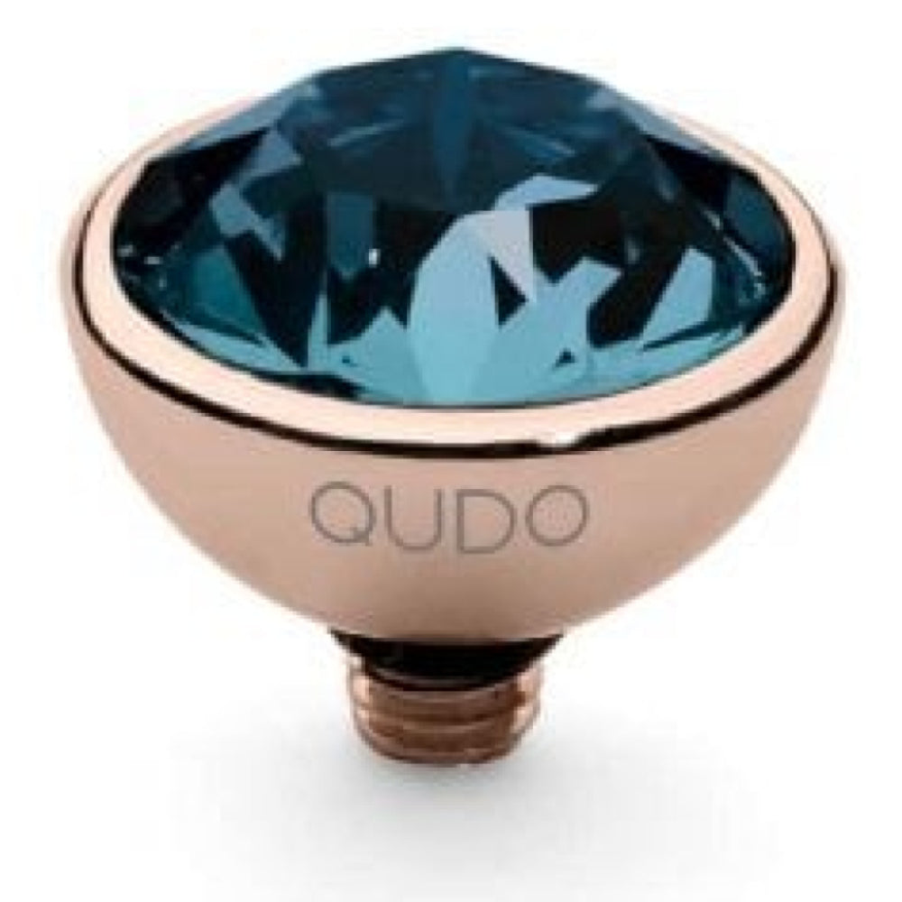 Famosa Rose Gold 10mm Bottone Ring Top Montana