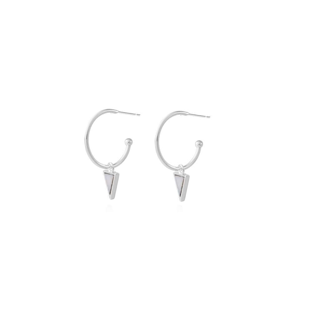 Treasure The Little Things Good Vibes Silver Earrings