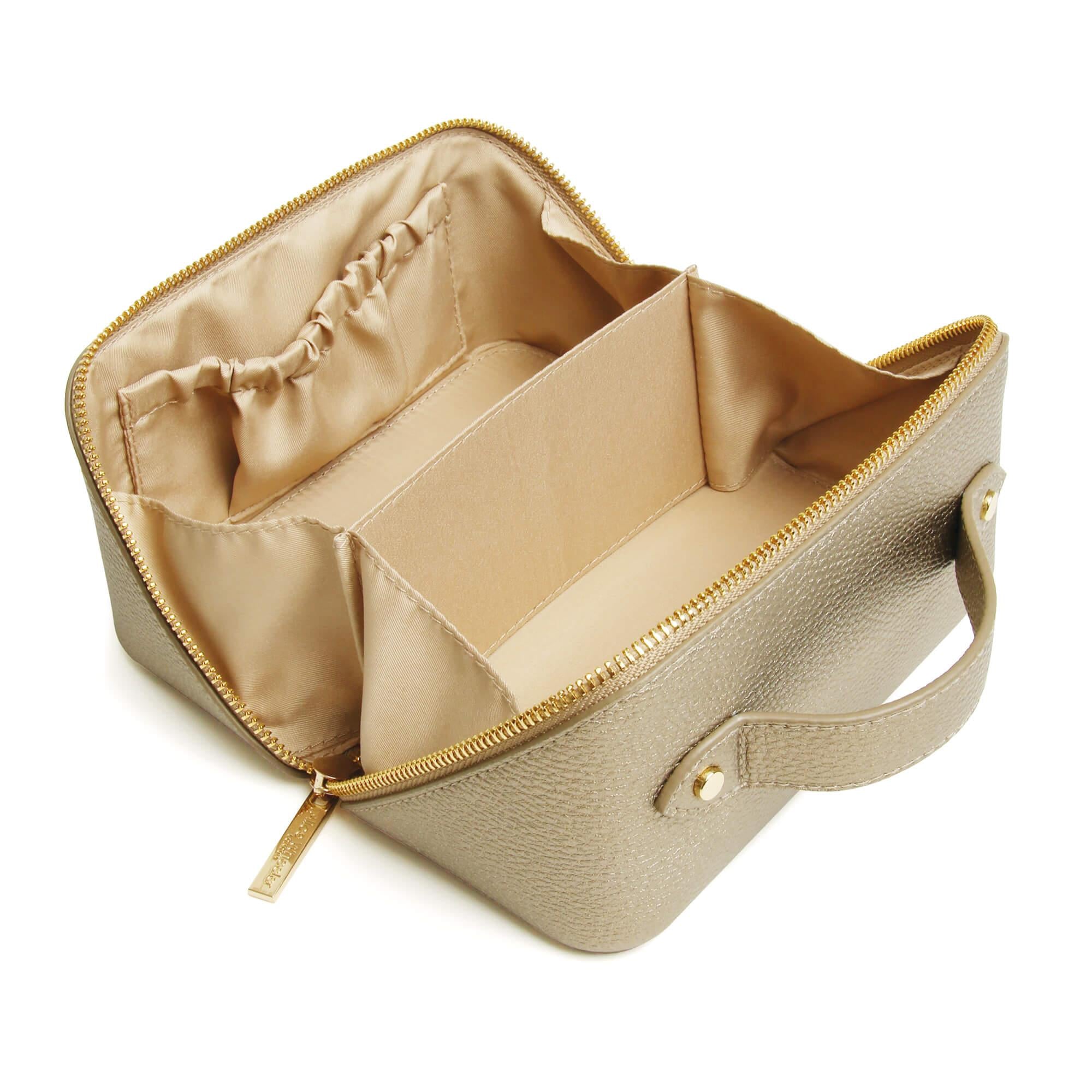 Mini Train Case In Bronze