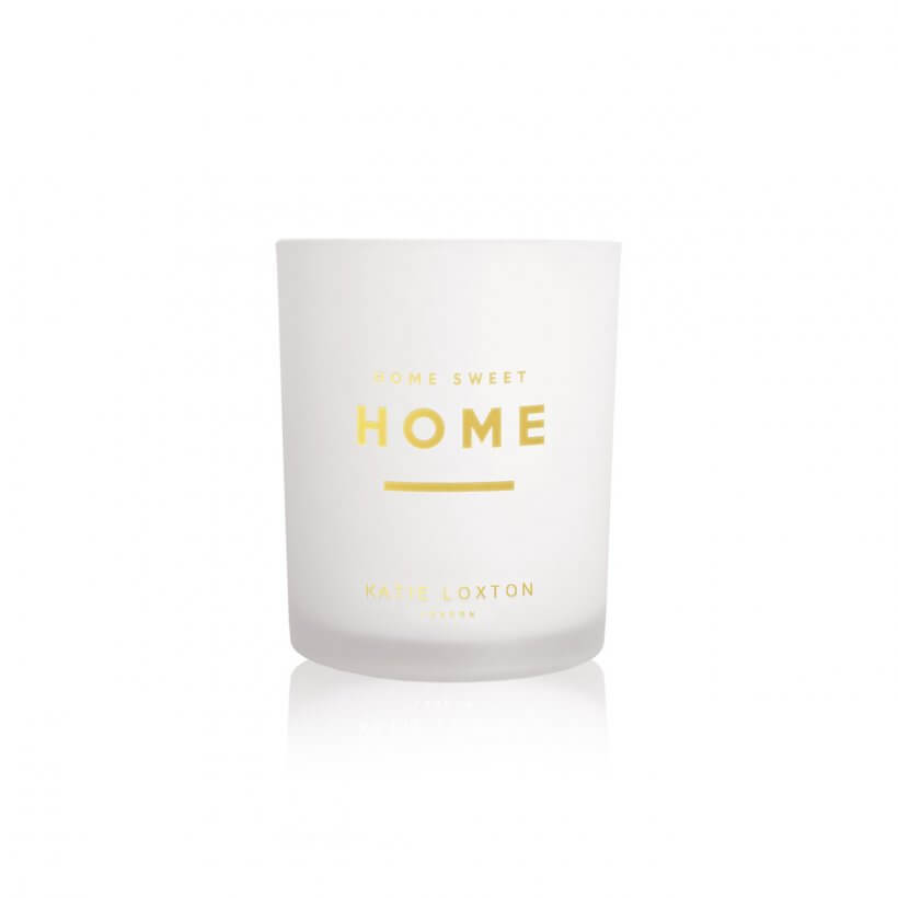 Sentiment Candle | Home Sweet Home | White Orchid And Soft Cotton