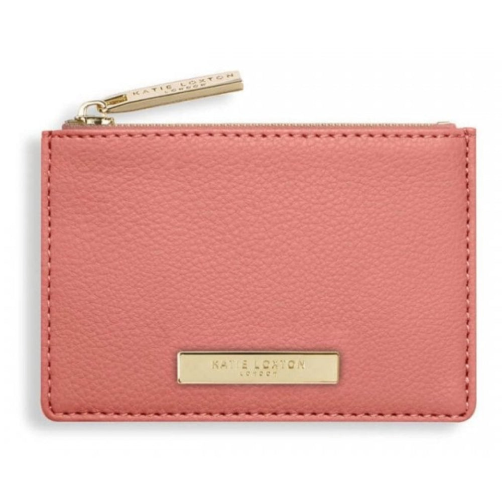 Alise Card Holder | Salmon Pink | 12.5 X 8.5cm