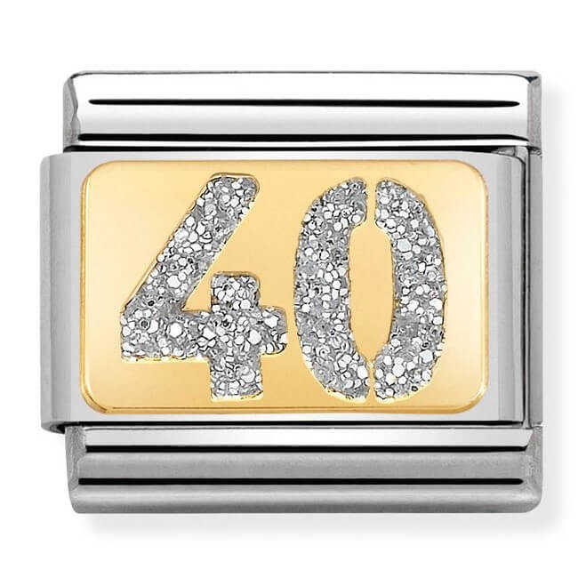 Composable Classic Glitter Silver 40 Link