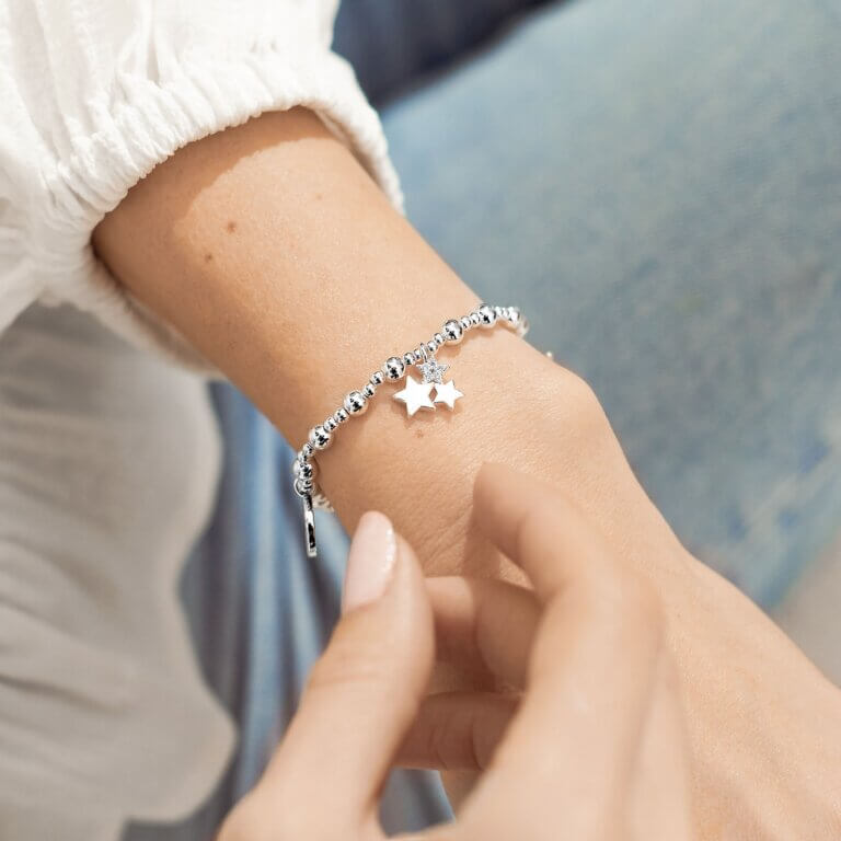 Life's A Charm | Congratulations | Silver | Charm Bracelet | 17.5cm Stretch