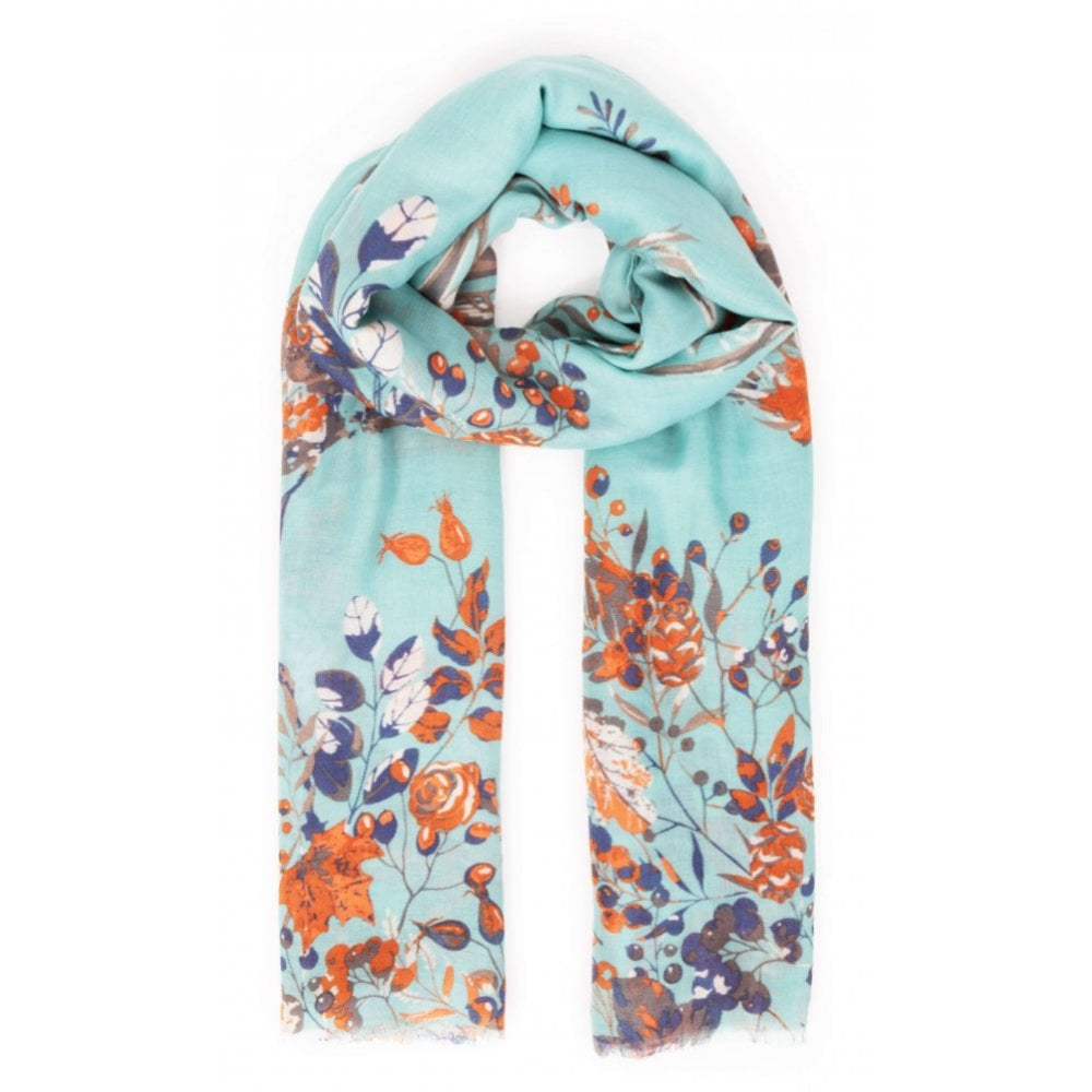 Print Scarf - Autumn Stag - Ice