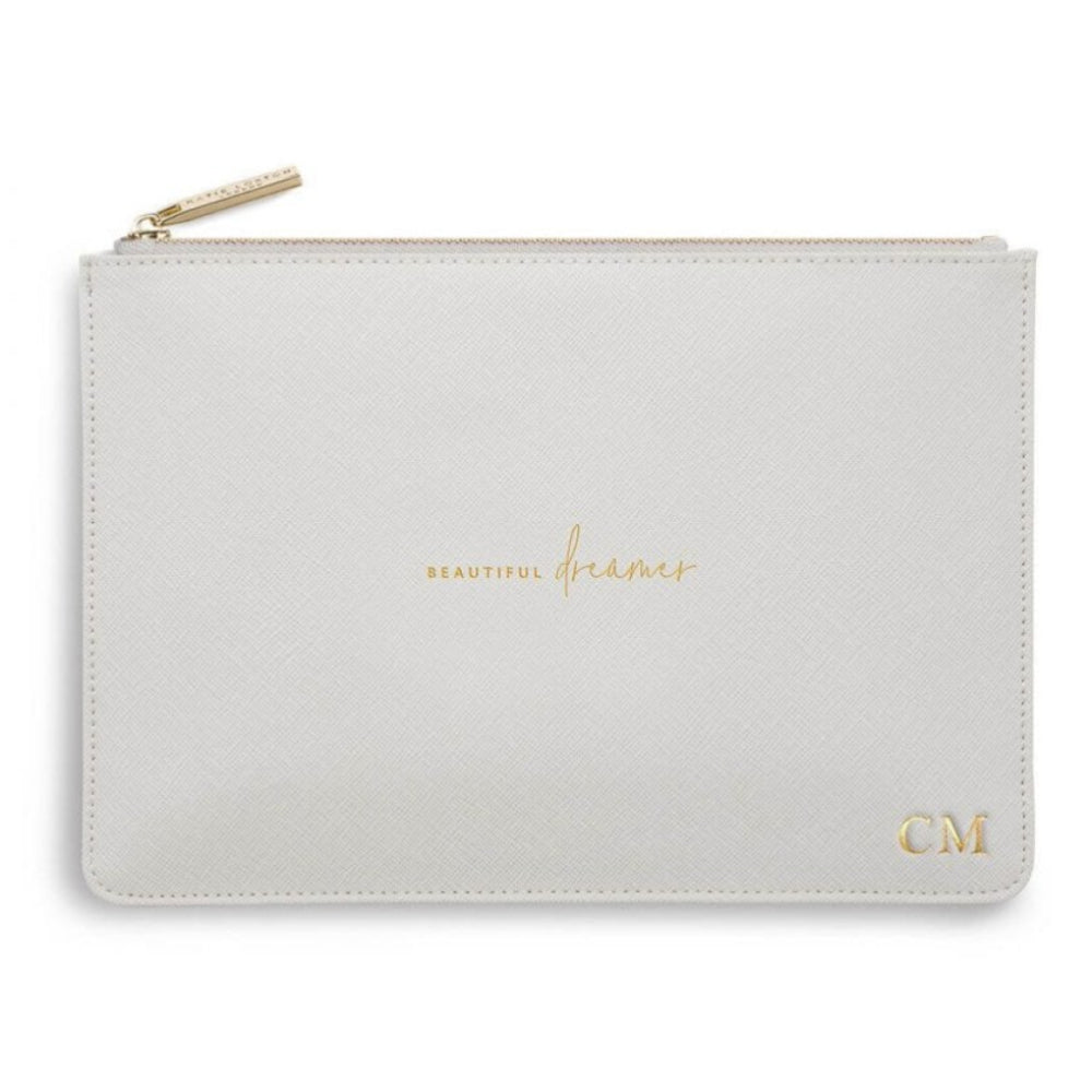 Perfect Pouch | Beautiful Dreamer | Pale Grey | 16 X 24cm