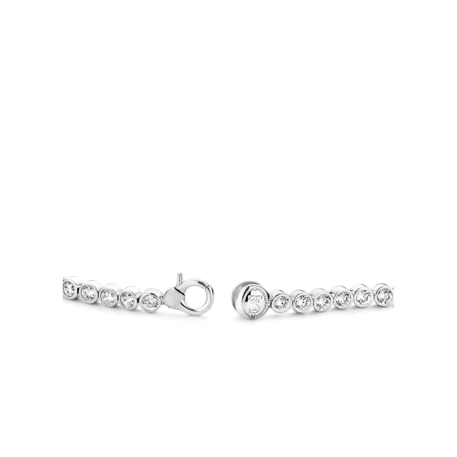 CZ Set Silver Tennis Bracelet