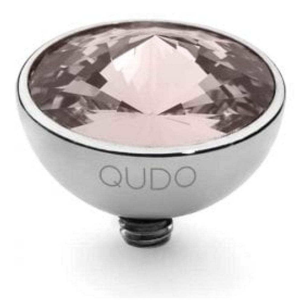 Famosa Silver 11.5mm Bottone Ring Top Light Amethyst