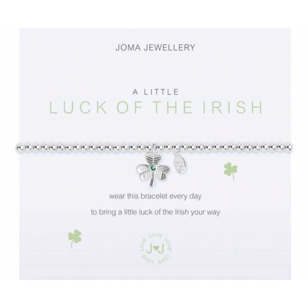A Little | Luck Of The Irish | Silver | Bracelet | 17.5cm Stretch