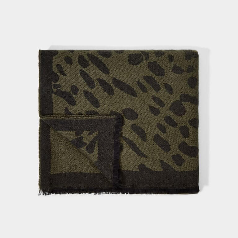 Printed Blanket Scarf | Large Dalmation | 190cm X 75cm