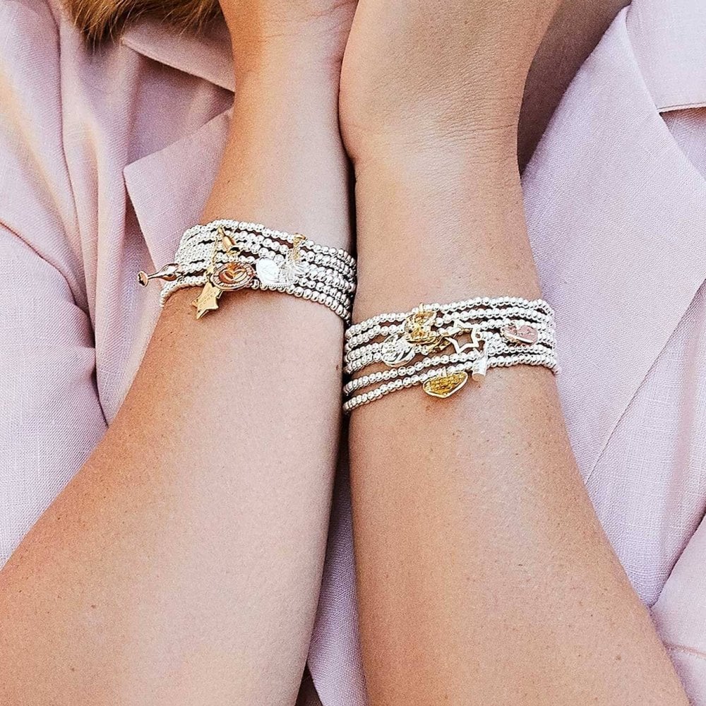 A Little | Always My Sister Forever My Friend | Silver | Bracelet | 17.5cm Stretch