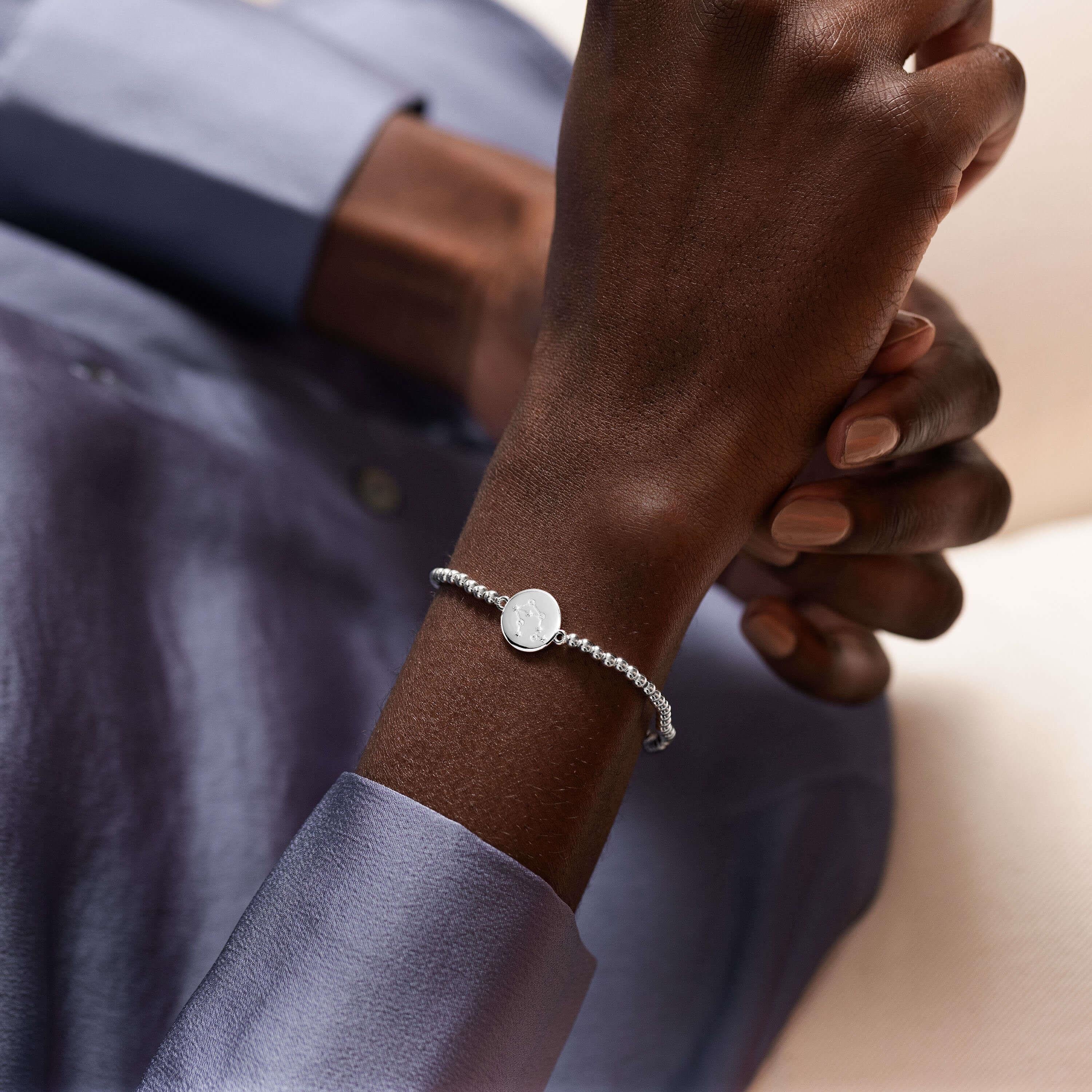 A Little | Libra | Silver | Bracelet | 17.5cm Stretch