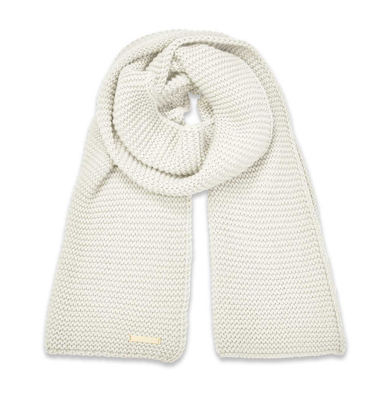 Chunky Knit Scarf | Cream