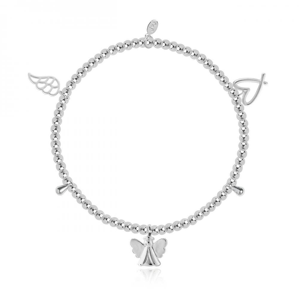 Life's A Charm | Guardian Angel | Silver | Charm Bracelet | 17.5cm Stretch
