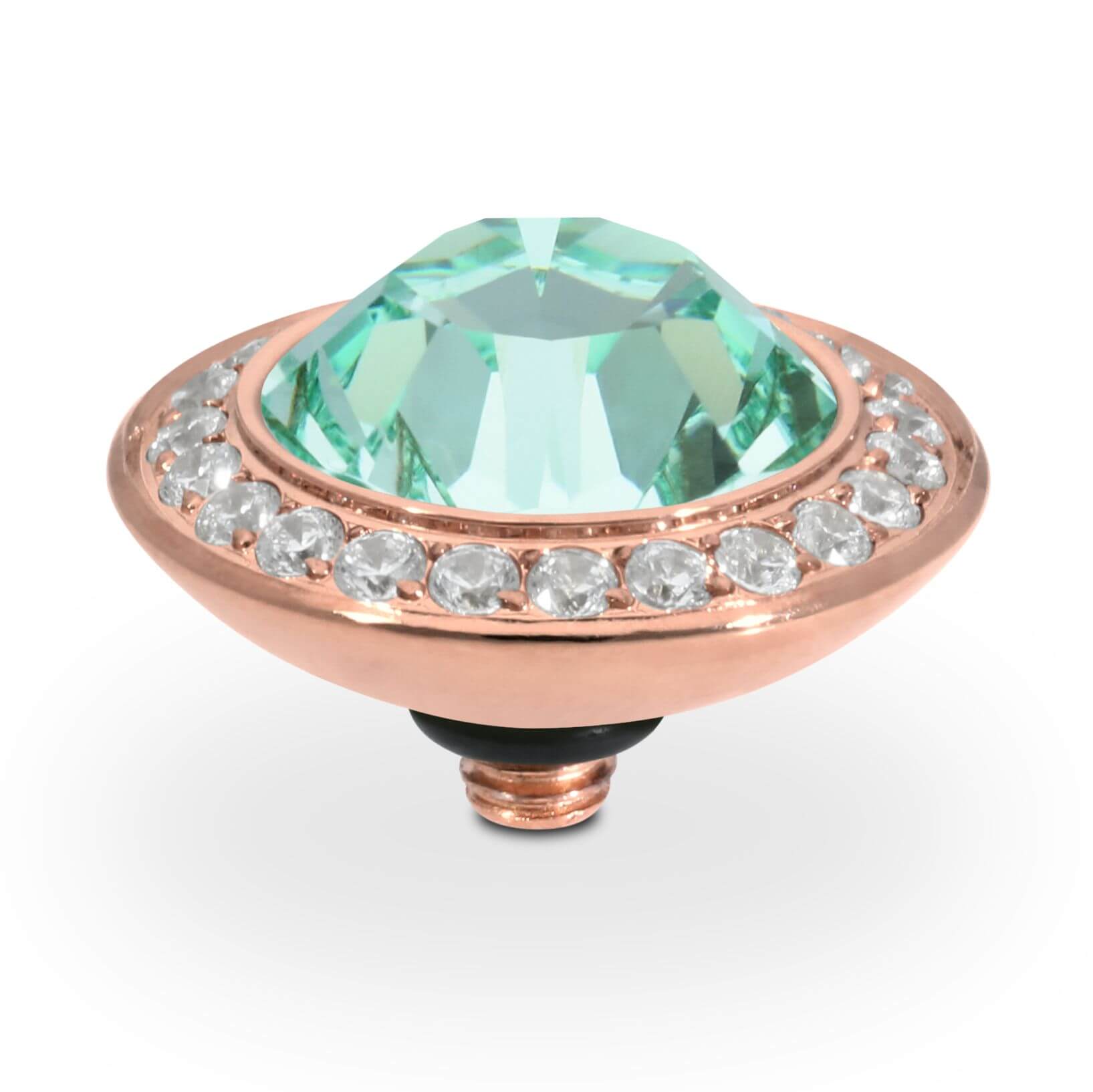 TONDO Deluxe (RG/P) 13mm Chrysolite Ring Top