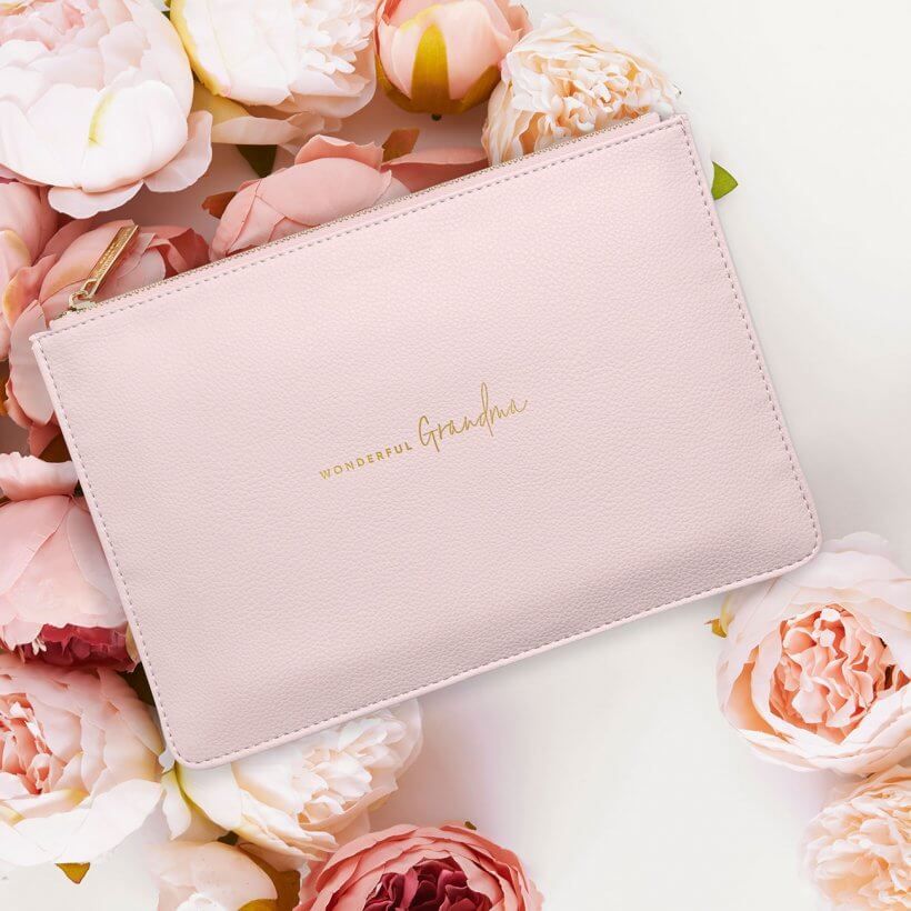 Perfect Pouch | Wonderful Grandma | Blush Pink