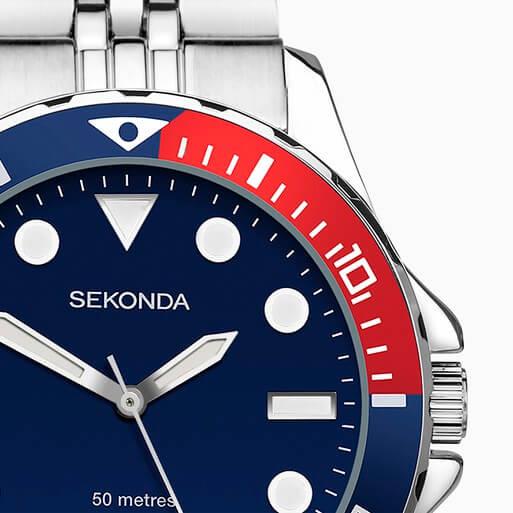 Balearic Blue Dial With Alloy Case & SS Bracelet Strap Ladies Watch