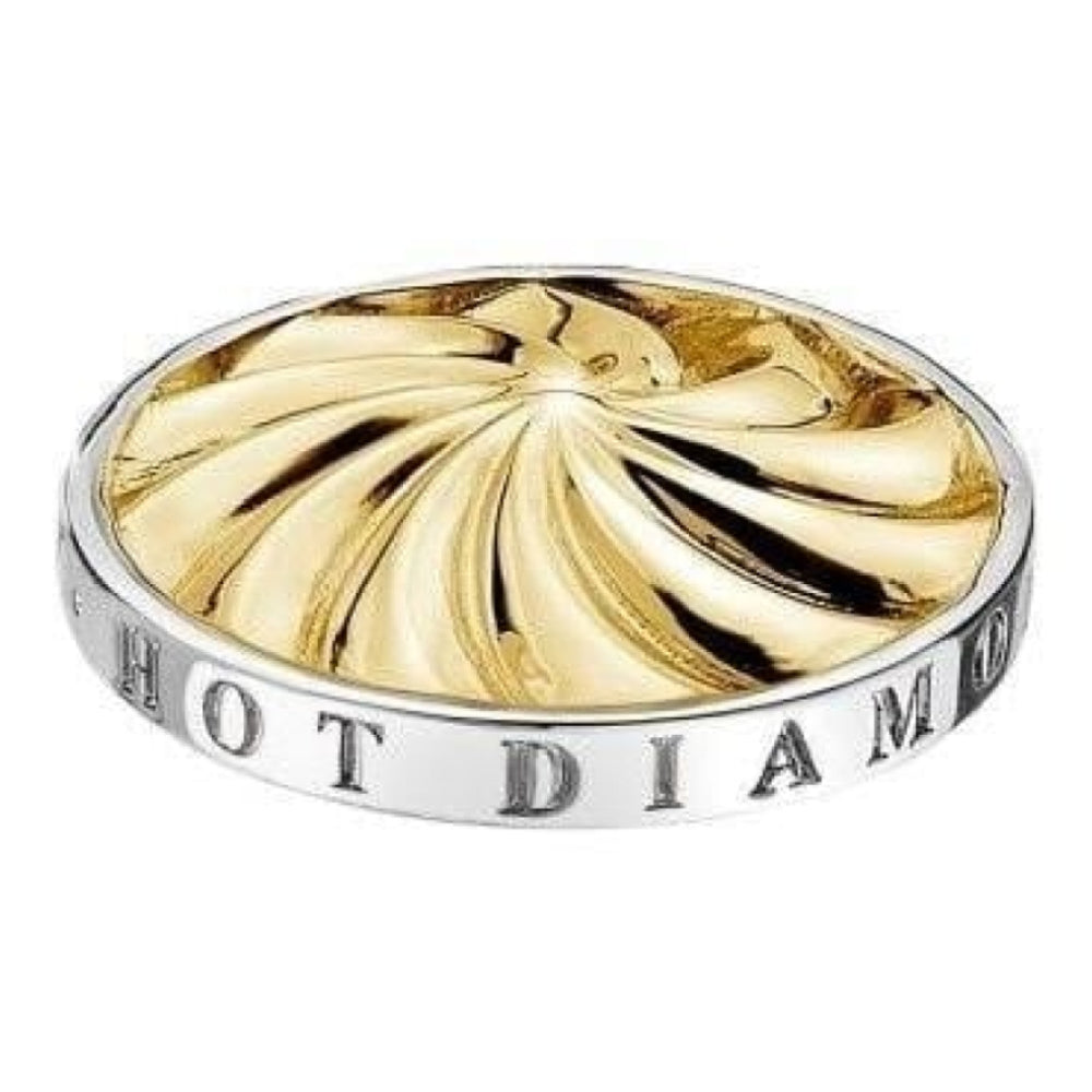 Ladies 25mm Golden Windmill Silver Coin