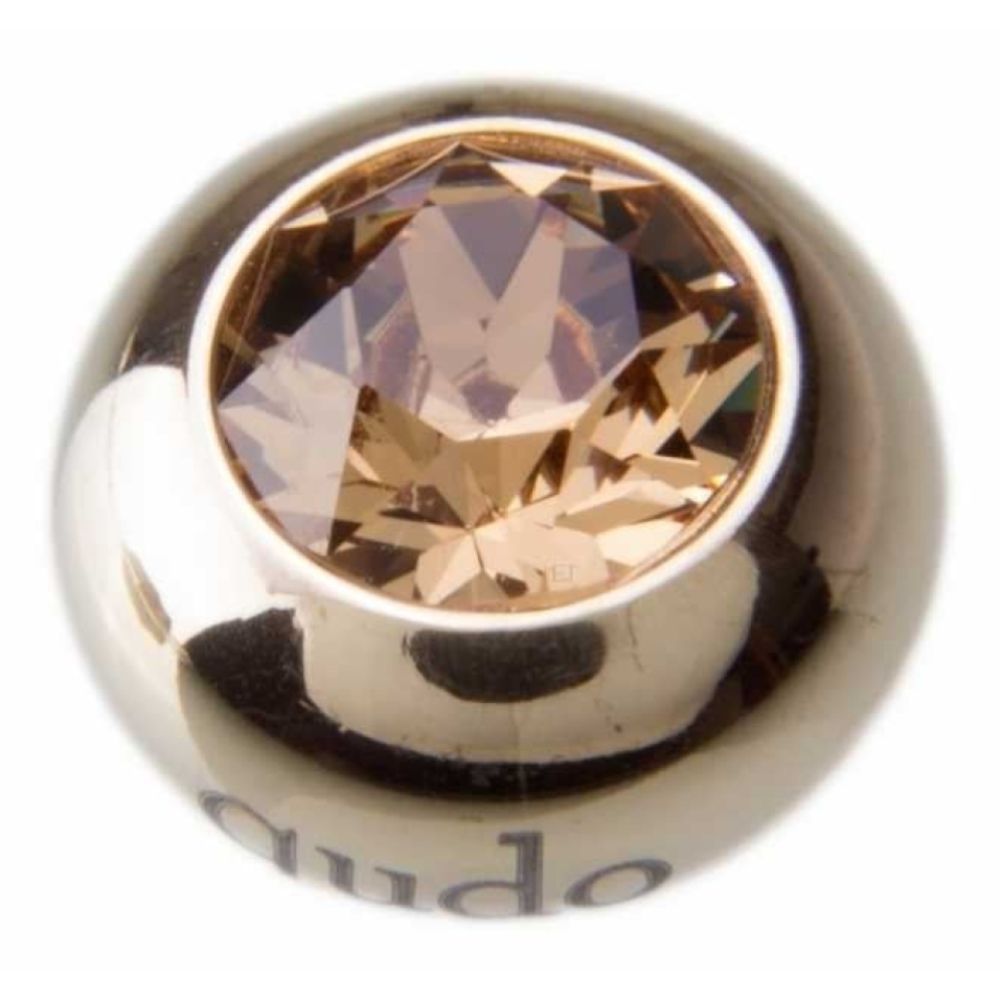 Famosa Gold 10mm Tondo Ring Top Light Colorado Topaz