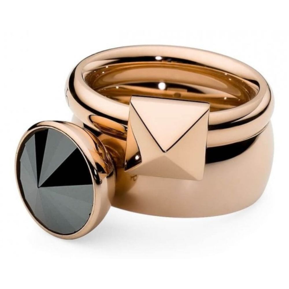 Famosa Rose Gold Broad Ring