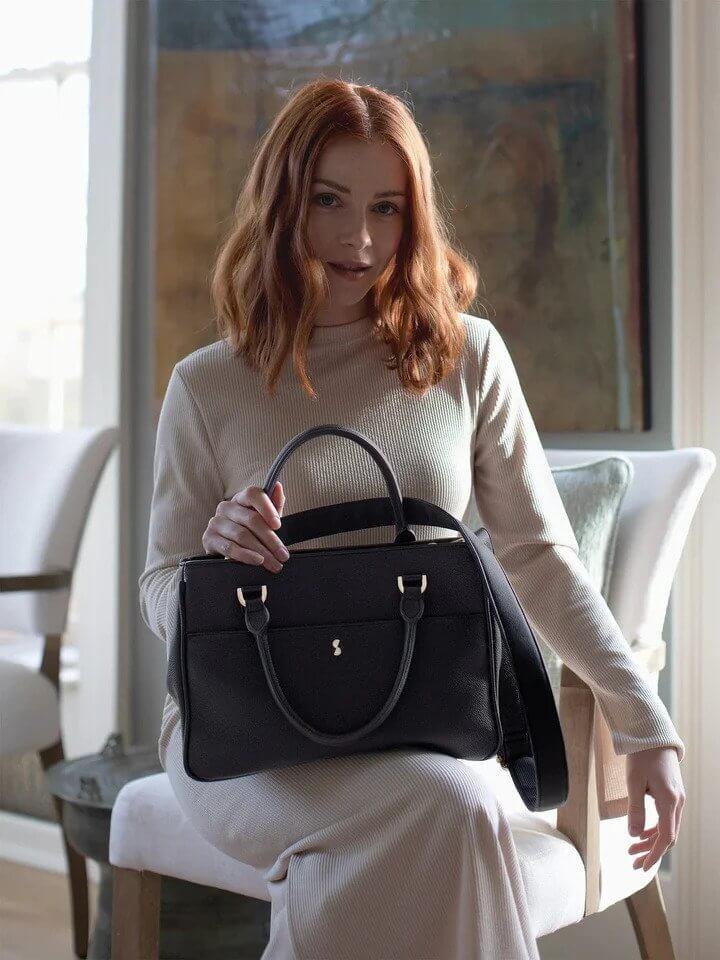 Black Tote Handbag