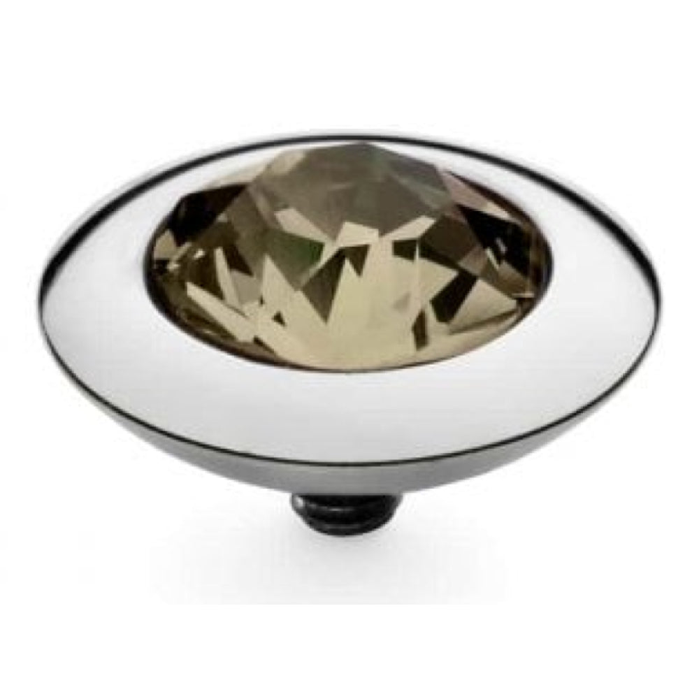 Famosa Silver 13mm Tondo Ring Top Greige
