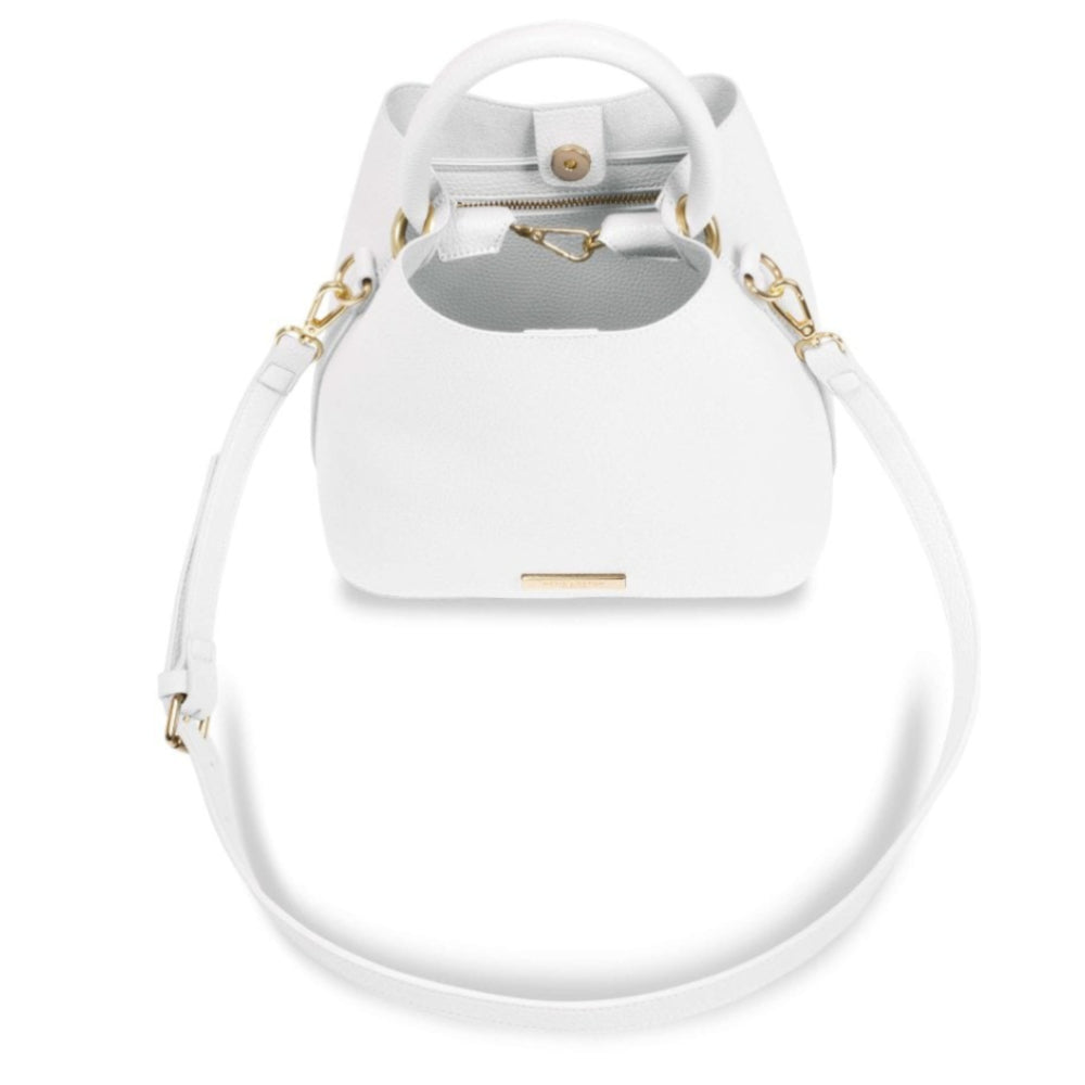 Sienna Slouch Cross body - White - 22x24x15cm