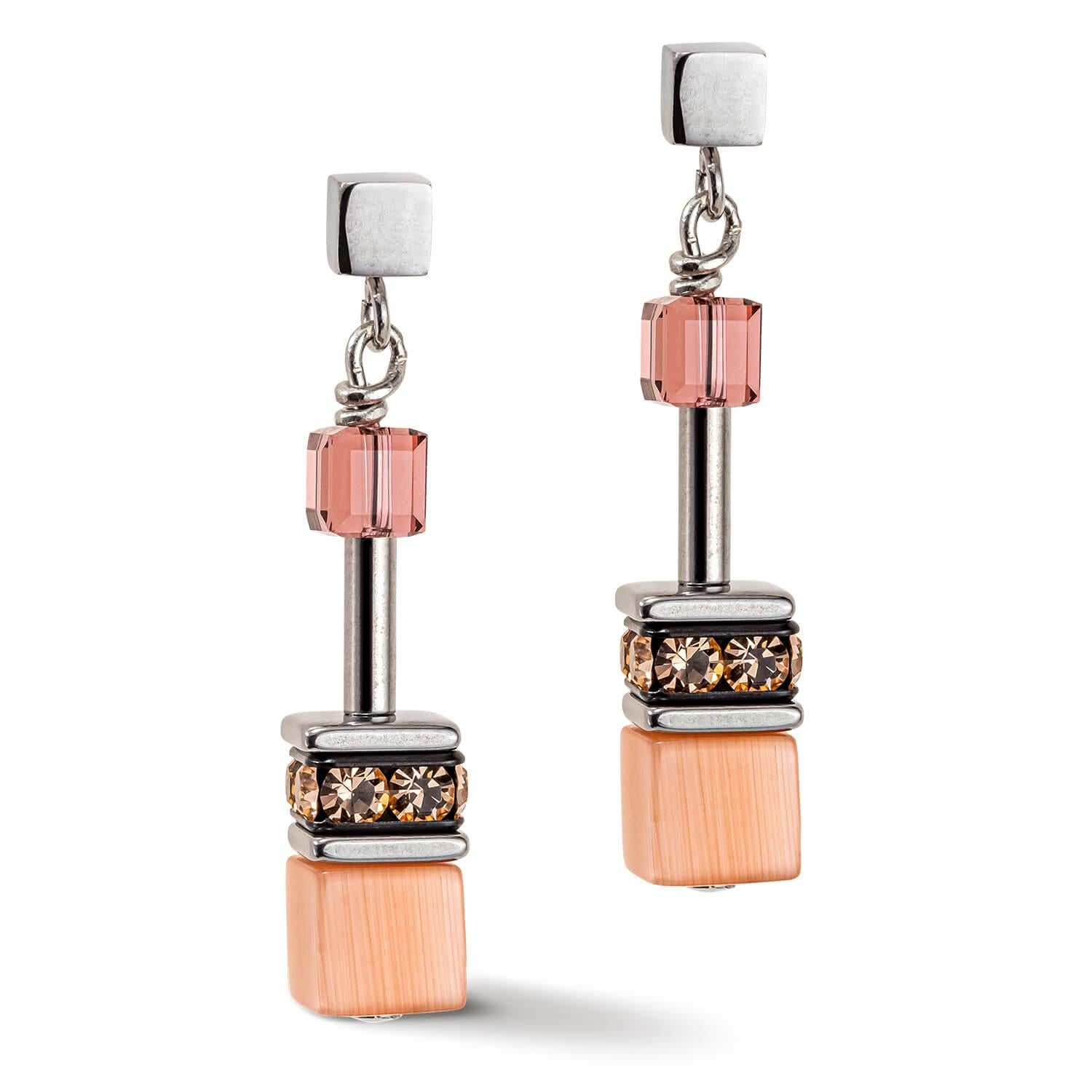 Lilac-Yellow GeoCUBE Iconic Multicolour Earrings