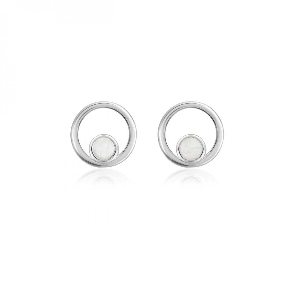 Treasure The Little Things | Birthstone April Rock Crystal | Silver | Earring Box