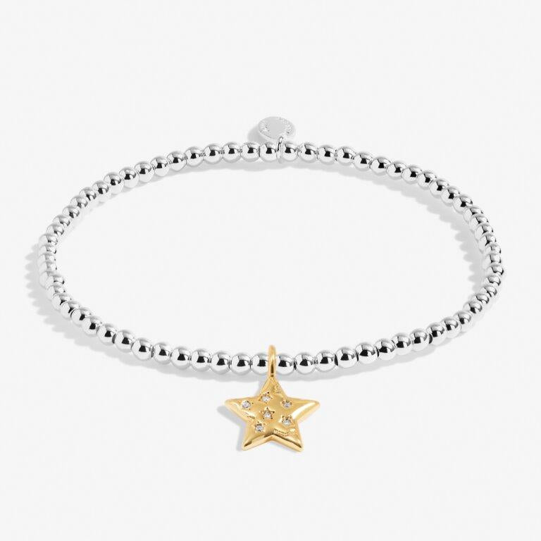 A Little 'Written In The Stars' Silver & Gold Plated Bracelet