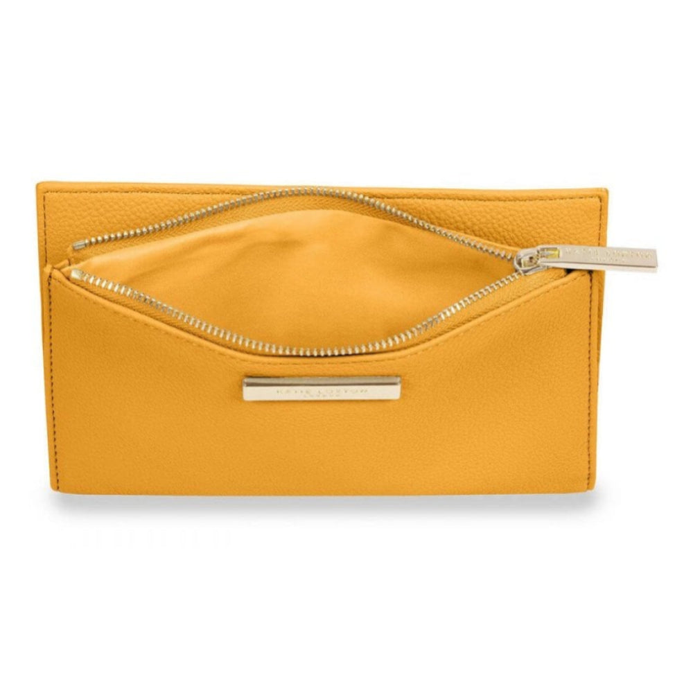 Alise Soft Pebble Purse | Ochre | 11 X 19cm