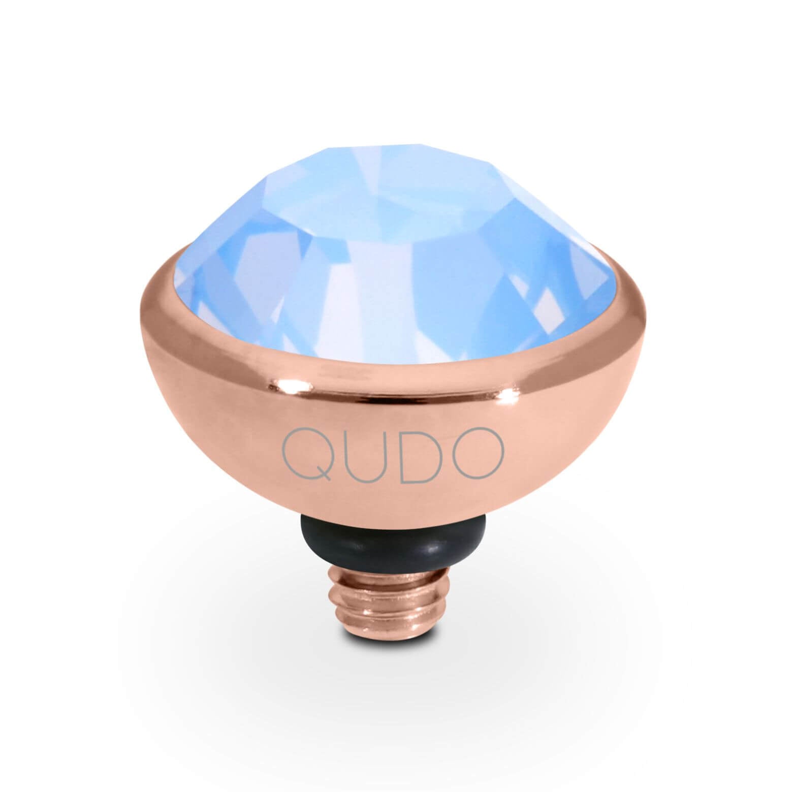 BOTTONE (RG/P) 10mm Light Sapphire Ring Top