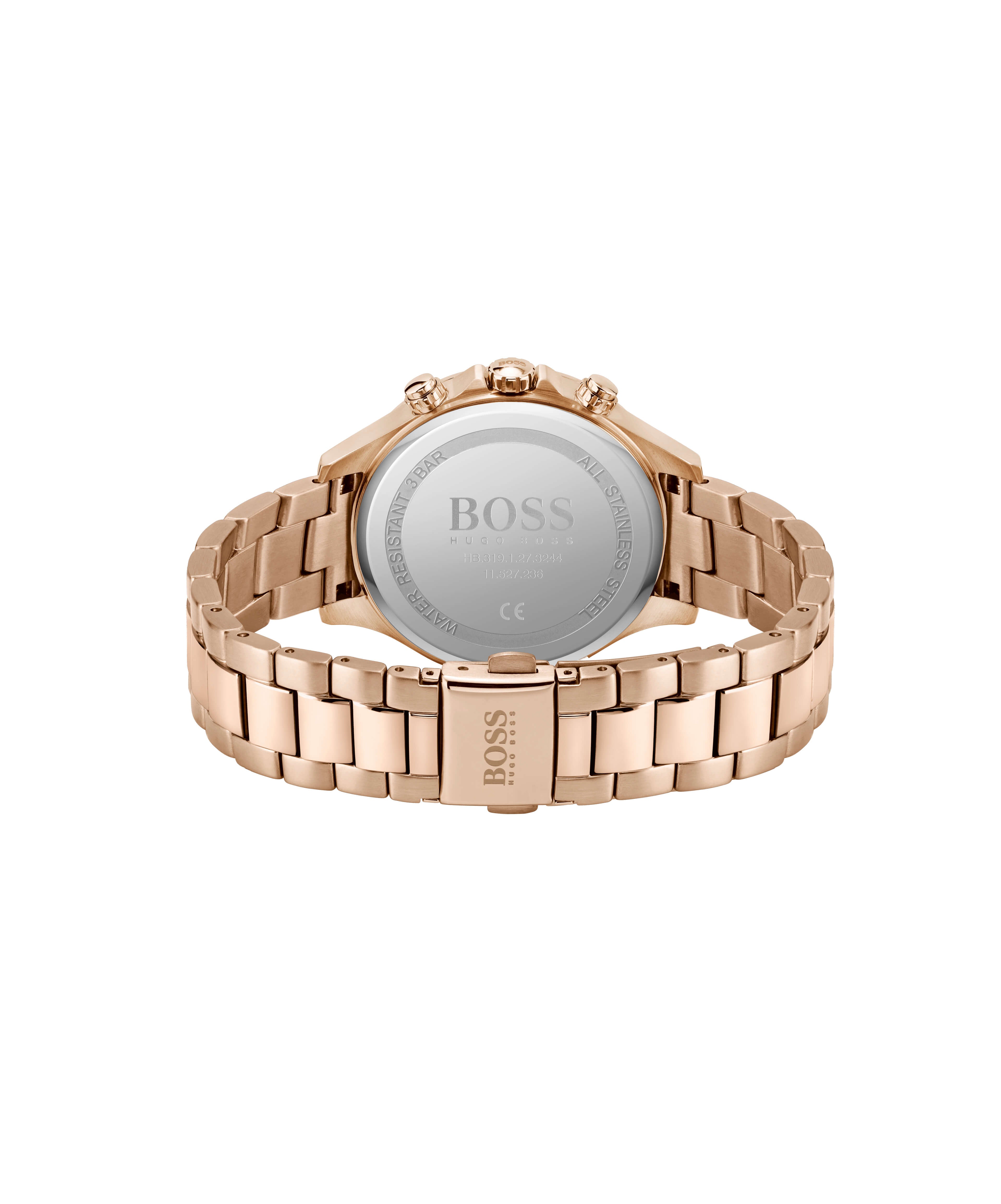 Hera Gold Plated Stone Set Blue Multifunctional Dial Ladies Watch