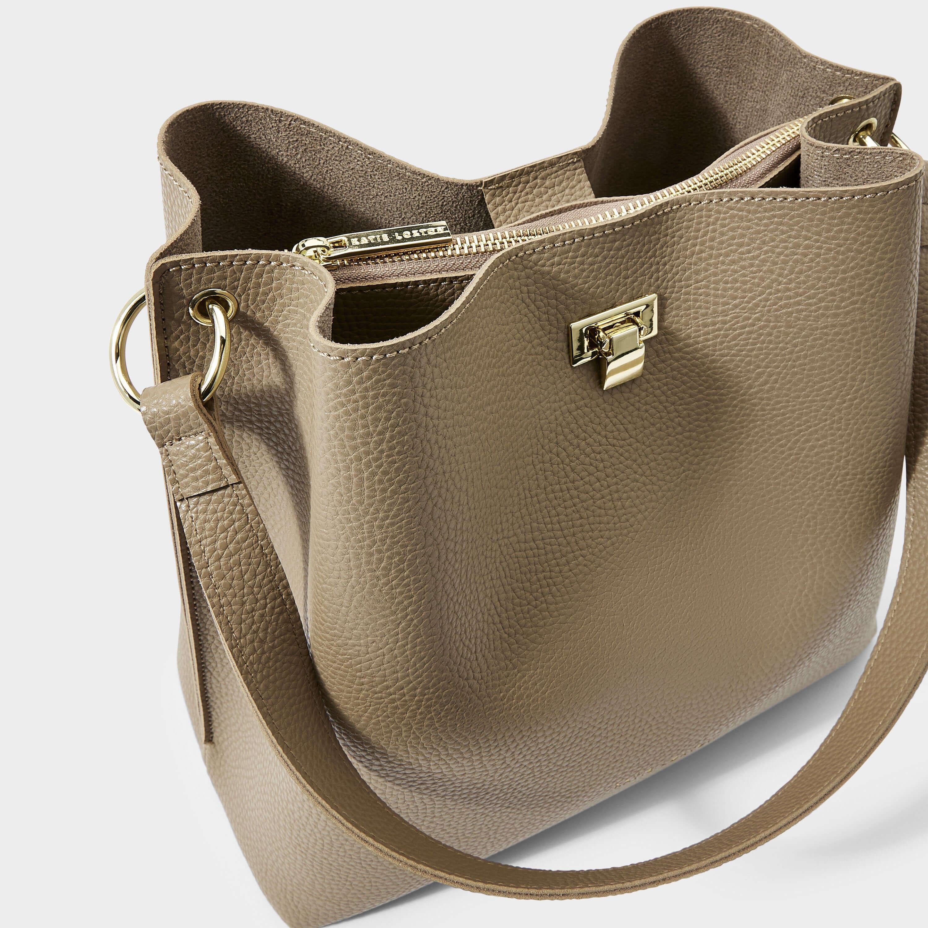 Reese Shoulder Bag | Taupe | 28 X 29 X 15cm