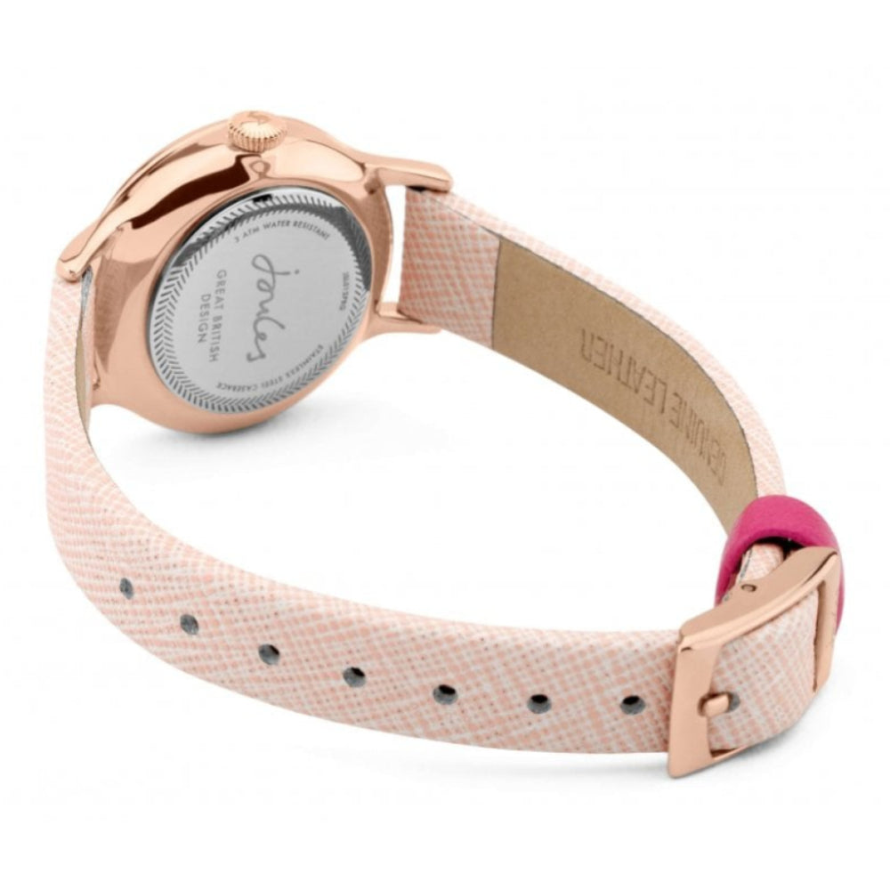 Blush Saffiano Leather Strap  Rose gold  Dial Ladies Watch
