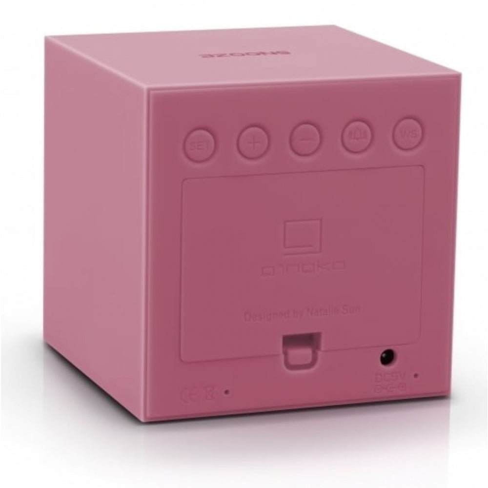 Gravity Cube Click Clock  Pink