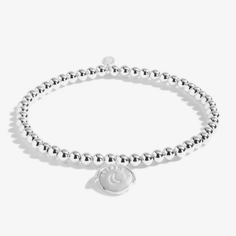 Spinning Boxed A Little 'Dream Big Live Happy' Bracelet