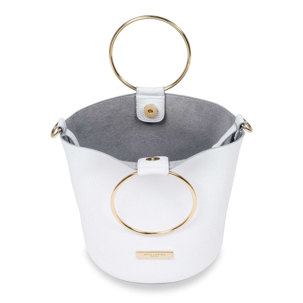 Suki Bucket Bag - White - 20x18x6cm
